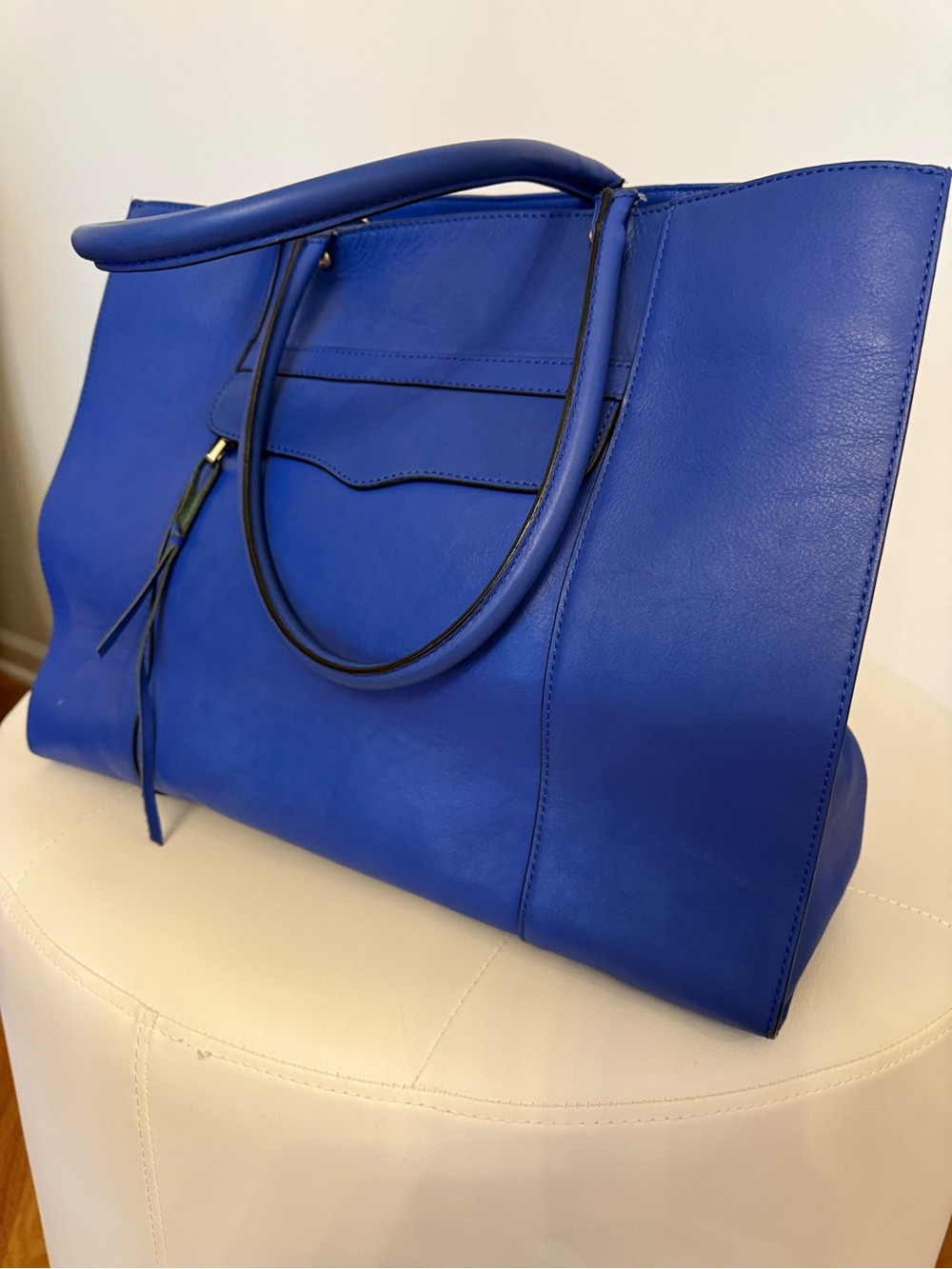 Rebecca Minkoff Royal Blue Leather Tote